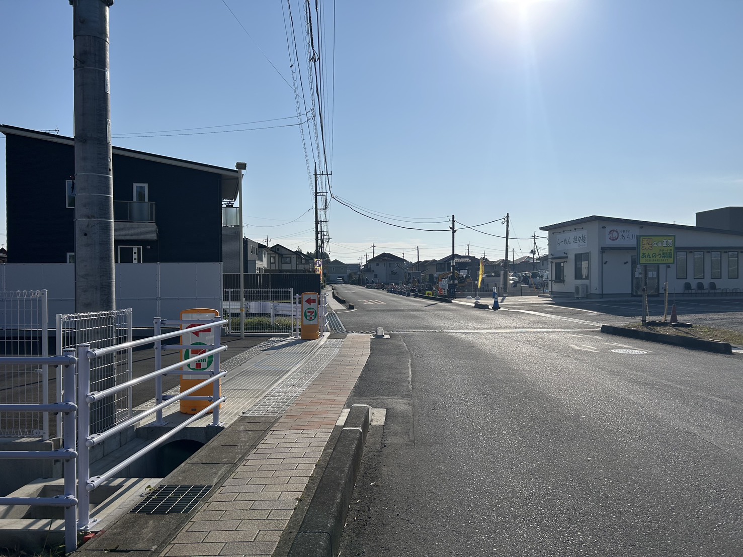 セブンイレブンの入り口